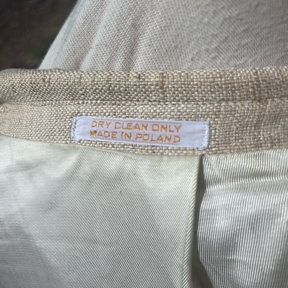 POTOMAC COLLECTION VINTAGE LIGHT BROWN TWEED BLAZER MENS 42R - Picture 8 of 9